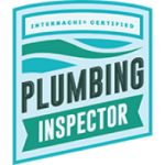 The logo for interstate certified plumbing inspector.